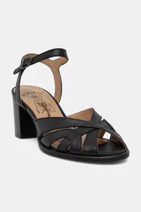 Fly London sandale cu toc din piele MEBU450FLY