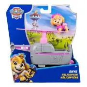 Patrula Catelusilor Set Vehicul de Baza Elicopter si Figurina Skye
