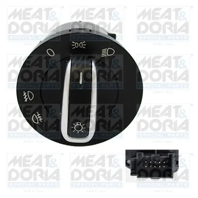 Comutator Far Potrivit Seat Alhambra; Vw Amarok, Beetle, Caddy Iii, Caddy Iii Minivan, Caddy Iv, Caddy Iv Minivan, Eos, Golf Plus V, Golf V, Golf Vi, Jetta Iv, Multivan T5 04.03