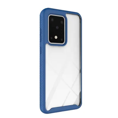 Husa Compatibila cu Samsung S20 Ultra / S20 Ultra 5G, albastra, din policarbonat si tpu, model Two-layer Engros