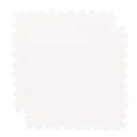 Covoras puzzle xl, 60x60 cm, grosime 2 cm, spuma eva, 2 piese culoare alb