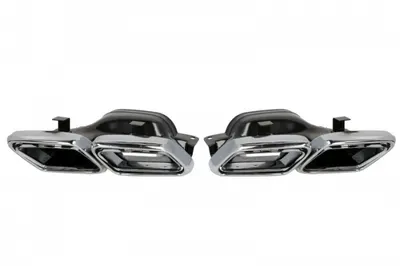 Ornament decorativ evacuare spate dreapta stanga (otel, crom) MERCEDES C (A205), C (C205), C T-MODEL (S205), C (W205) 2013-2018