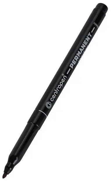 Marker permanent Centropen - 1.00 mm, negru