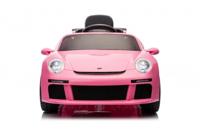Masinuta electrica pentru copii cu licenta Porsche RUF-CTR3 Roz 12V,echipare Premium,telecomanda 2,4G,2 motoarex39w,roti EVA,scaun din piele,suspensii,usi cu deschidere,lumini LED,muzica,eleron