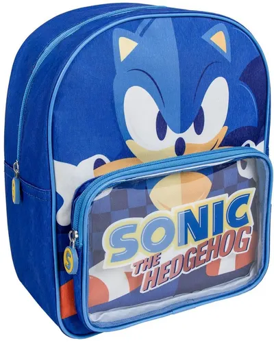 Ghiozdan de grădiniță Cerda Sonic - Cu buzunar transparent