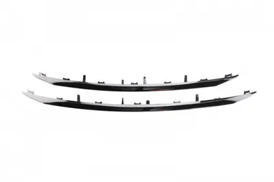 Ornament grila fata superior 2 buc. set, plastic, crom PEUGEOT 2008 2013-2016