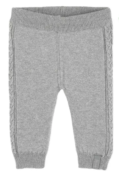 Pantaloni tricotati pentru bebelusi Sterntaler - 86 cm, 12-18 luni, gri