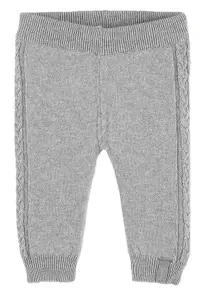 Pantaloni tricotati pentru bebelusi Sterntaler - 86 cm, 12-18 luni, gri