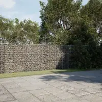 Gossi cos gabion cu capac, 1000x100x150 cm, fier galvanizat