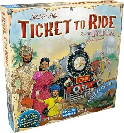 Extensie pentru jocul de societate Ticket to Ride - India