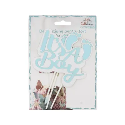 Cake Topper tort mesaj It's A Boy