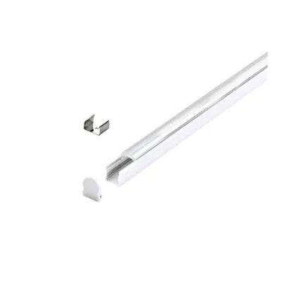 LED-Stripe Profile surface with 30° linear lens white 1000mm
