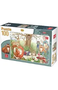 Puzzle 100: Animale din padure