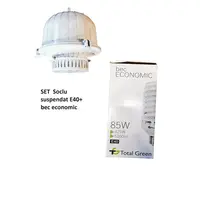 Lampa suspendata pentru hala E40 echipata cu bec 85W economic