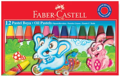 Pasteluri uleioase Faber-Castell - 12 culori