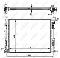 Radiator Apa Racire Motor (transmisie Manuala) Dacia Dokker, Dokker Express, Duster, Lodgy, Logan Ii, Logan Mcv Ii, Sandero Ii; Renault Captur I, Clio Iv, Logan I, Logan Stepway Ii 0.9-1.6lpg Dupa 200