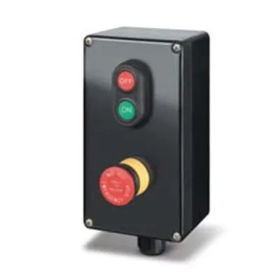 Doza aparentan220x120x90mm IP66 ON/OFF 1NO+1NC EM.2NC PUSH BUT THERMOSETTING