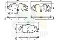 Set placute frana fata Motaquip LVXL1749 Audi, VW, Skoda, Seat