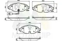 Set placute frana fata Motaquip LVXL1749 Audi, VW, Skoda, Seat