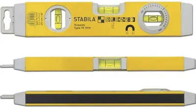 Nivela cu 3 bule si magnet. 70TMW de 25 cm
