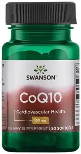 CoQ10, 100 mg, 50 capsule moi, Swanson