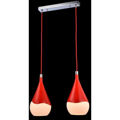 Lampa suspendata Fusion Iceberg,2 x E14,D.460,cm,H.1200 cm,Rosu