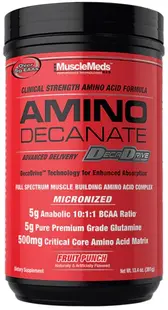 Amino Decanate, punch de fructe, 381 g, Muscle Meds