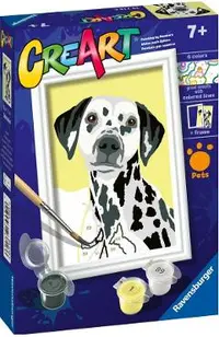 Pictura pe numere: Caine dalmatian