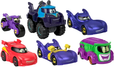 Cărucior de metal Fisher Price - Batwheels, 1:55, sortiment