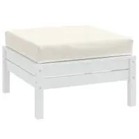 vidaXL Pernă de paleți, melanj crem, 60x60x9,5 cm, material textil