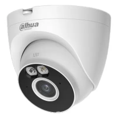 Camera WizSense Turret Dahua IPC-HDW1539DA-SW-PV-0280B-EUR, 5MP, 2.8mm, Smart Dual Light (IR+WL 30m), AI, microfon, difuzor, slot card, IP67, Wi-Fi 6