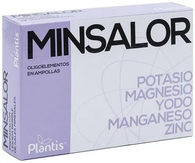 Plantis Minsalor Formulă de slăbit, 20 de fiole de băut, Artesania Agricola