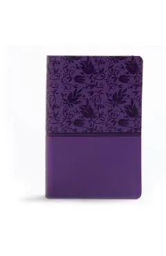 KJV Large Print Personal Size Reference Bible, Purple Leathertouch Indexed