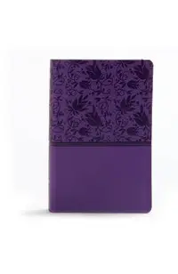 KJV Large Print Personal Size Reference Bible, Purple Leathertouch Indexed