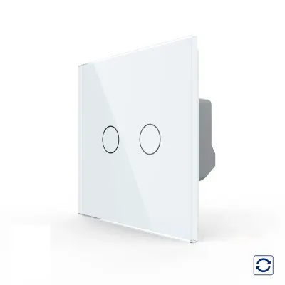 Intrerupator Dublu cu Reset si Contact Uscat LIVOLO – Serie Noua