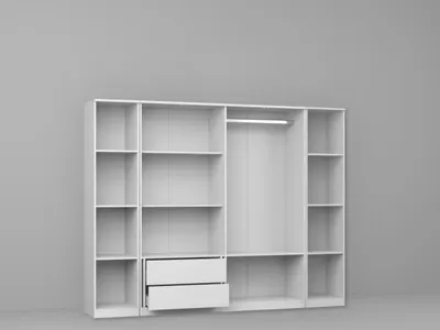Dressing 246.4 cm Alb C07