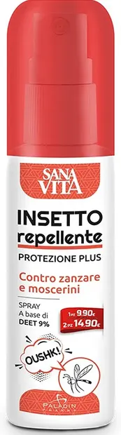 Spray Repellent Insetto Sanavita, 100 ml, Paladin Pharma