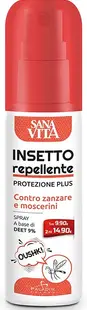 Spray Repellent Insetto Sanavita, 100 ml, Paladin Pharma