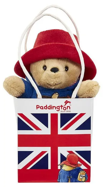 Jucărie de pluș Rainbow Designs Paddington în pungă cadou – 13 cm