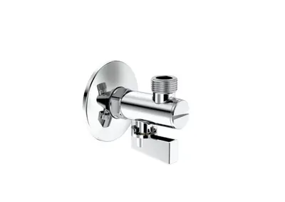 Robinet coltar Roca Aqua A525168200, conexiune alimentare 1/2 inch, conexiune iesire 3/8 inch, filtru, Crom
