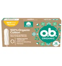 Tampoane Organic Normal, OB | 16 buc