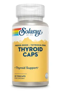 Thyroid Caps Solaray, 60 capsule vegetale