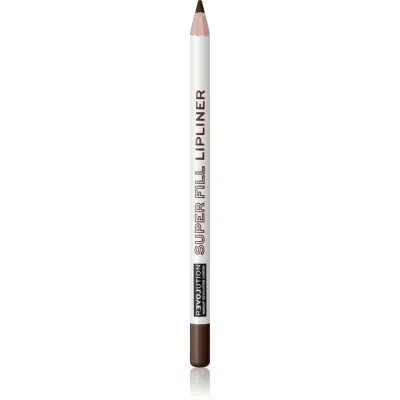 Revolution Relove Super Fill creion contur buze culoare Wonder (deep brown) 1 g