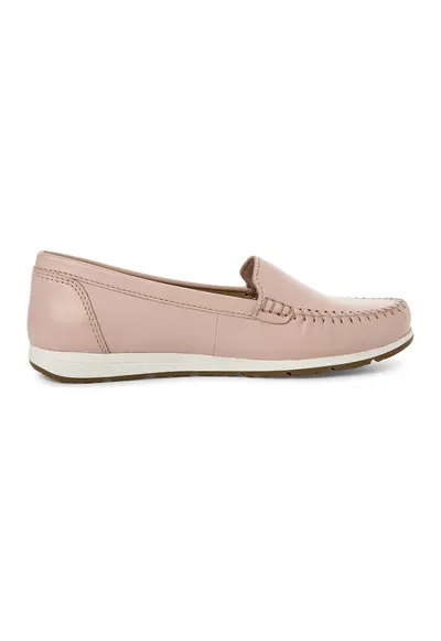 Pantofi loafer de piele - Piersica