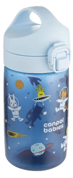 Biberon Canpol - Junior, 400 ml, albastru