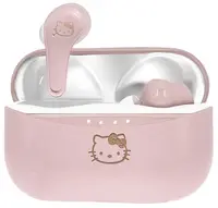 Căști pentru copii OTL Technologies - Hello Kitty, TWS, roz/alb