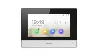 Monitor videointerfon Hikvision DS-KH6320Y-WTE2, 2 fire, 4 7-inch IPS touch screen, rezolutie: 1024 × 600, TFT, fara butoane, te
