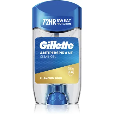 Gillette Champion Gold Antiperspirant Clear Gel gel antiperspirant pentru barbati 70 ml