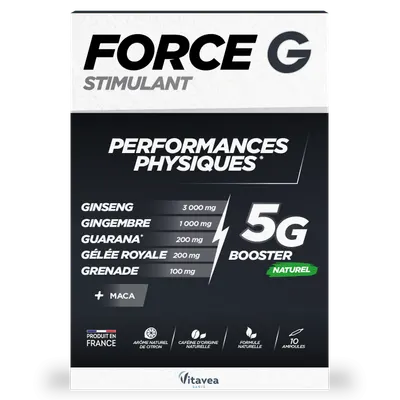 Force G Stimulant, 10 fiole buvabile x 10ml, Vitavea