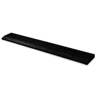 Pardoseală sport cu margine din cauciuc - 108x15 cm - 30 mm grosime - Negru